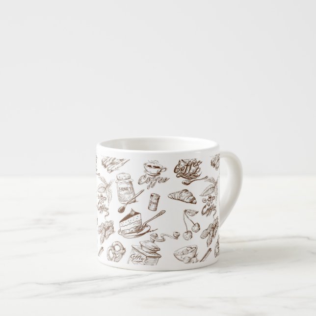 Taza De Espresso Modelo de papel (Derecha)