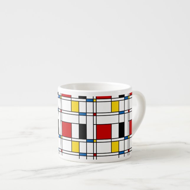 Taza De Espresso Modelo de Stijl (Derecha)