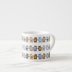 Taza De Espresso modelo de un oso de peluche del juguete