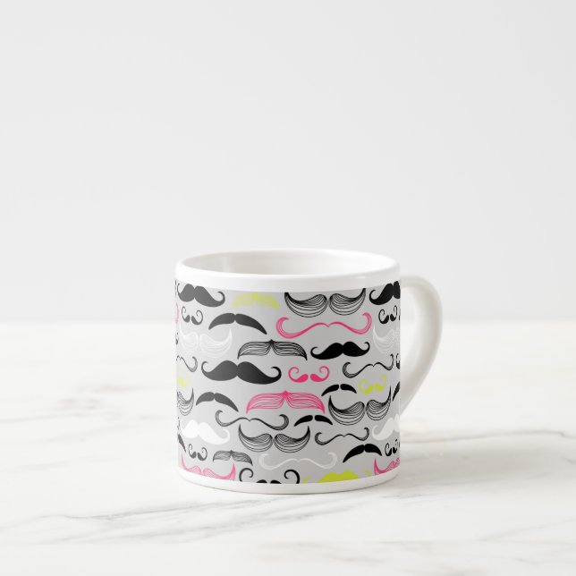 Taza De Espresso Modelo del bigote, estilo retro (Derecha)