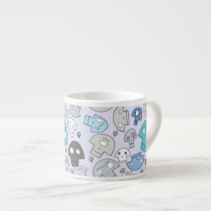 Taza De Espresso Modelo del cráneo