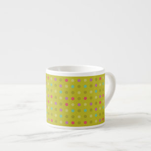 Taza De Espresso Modelo del fondo del lunar