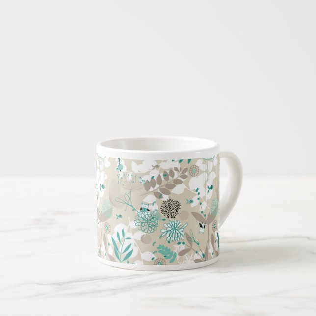 Taza De Espresso Modelo del jardín (Derecha)