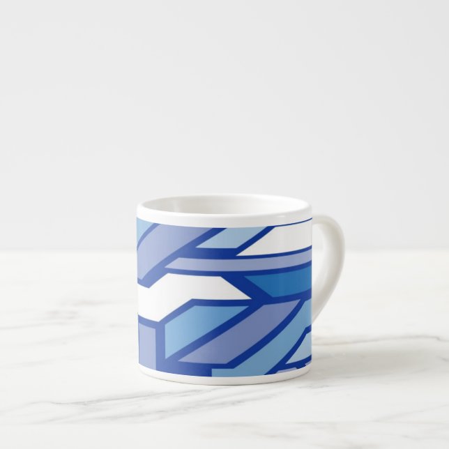 Taza De Espresso Modelo geométrico 2 (Derecha)