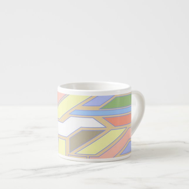 Taza De Espresso Modelo geométrico 3 (Derecha)