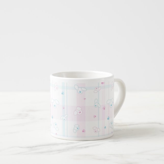 Taza De Espresso Modelo lindo con los perros (Derecha)