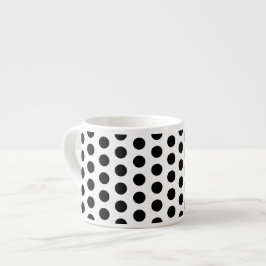 Taza De Espresso Modelo moderno de los lunares básicos