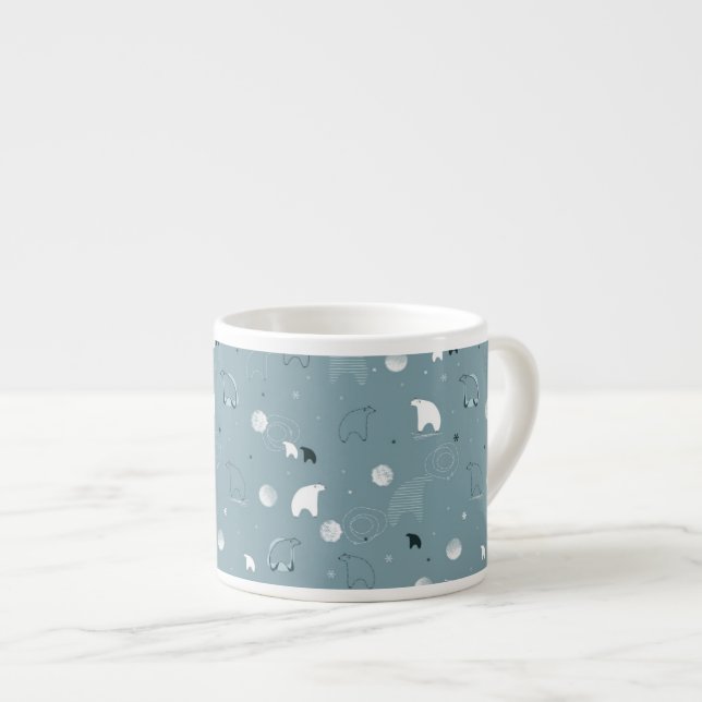 Taza De Espresso modelo que exhibe un polar lindo (Derecha)