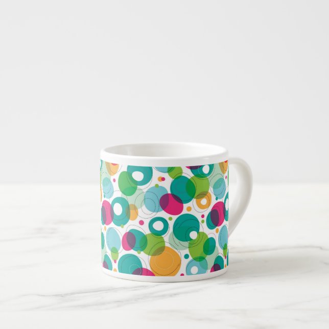 Taza De Espresso Modelo redondo de los niños de las burbujas (Derecha)