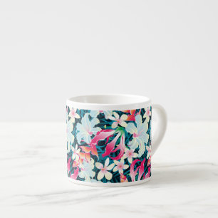 Taza De Espresso Modelo tropical colorido