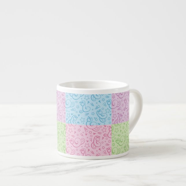 Taza De Espresso modelos con las serpientes (Derecha)