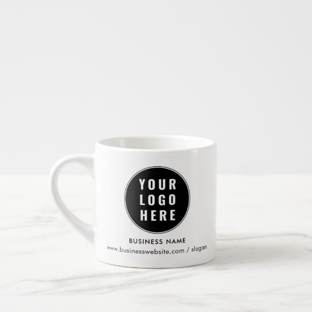Taza De Espresso Modern Business Logo Corporate Promotional (Izquierda)