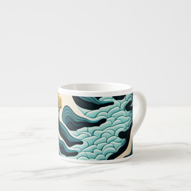 Taza De Espresso Modern Landscape (Derecha)