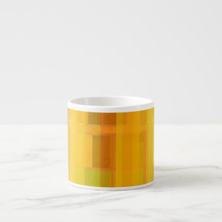 Taza De Espresso Moderno Abstracto | Colores Cítricos Coloridos