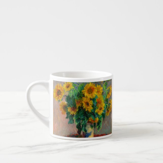 Taza De Espresso Monet Sunflowers (Izquierda)