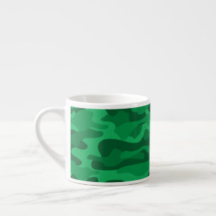 Taza De Espresso Monocolor verde español