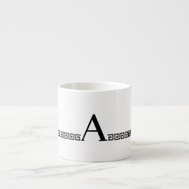 Taza De Espresso Monograma griego