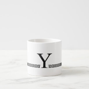 Taza De Espresso Monograma griego