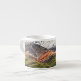 Taza De Espresso Montaña policromada, Denali NP, Alaska