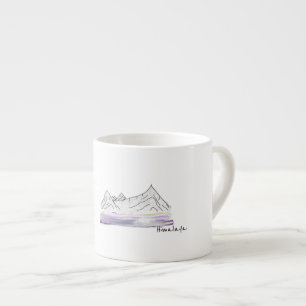 Taza De Espresso Montañas Himalaya / Himalayas Café matutino Mug