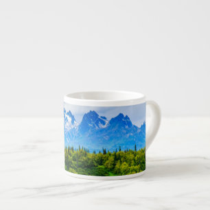 Taza De Espresso Montañas majestuosas de Alaska