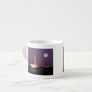 Taza De Espresso Monumento de Washington, el capitolio y Jefferson