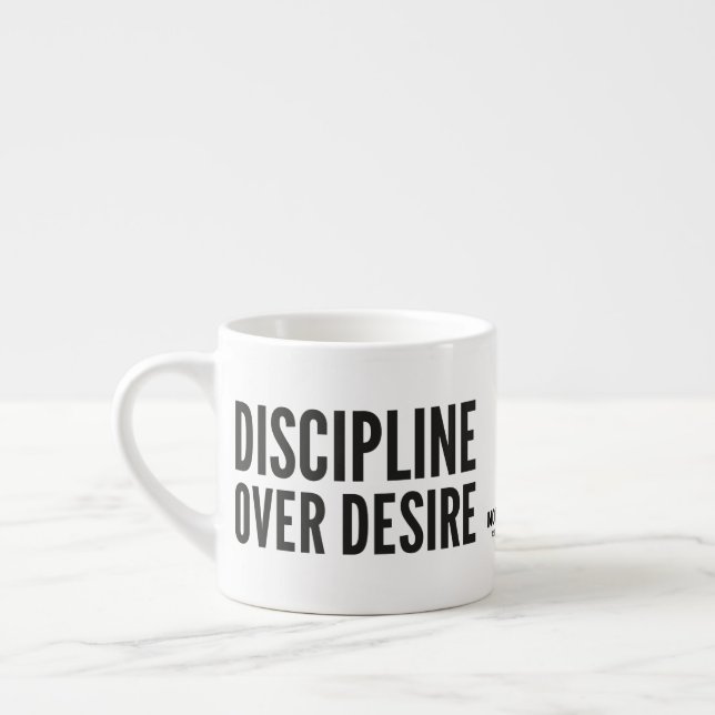 Taza De Espresso MOTIVATIONALISM© DISCIPLINE_Mok (Izquierda)