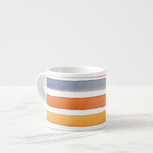 Taza De Espresso Movimientos pintados a mano del cepillo de la
