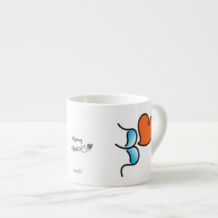 Taza De Espresso ¡¡¡muack S volador!!! -Azul