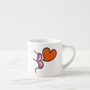 Taza De Espresso ¡¡¡muack S volador!!! -Rosa