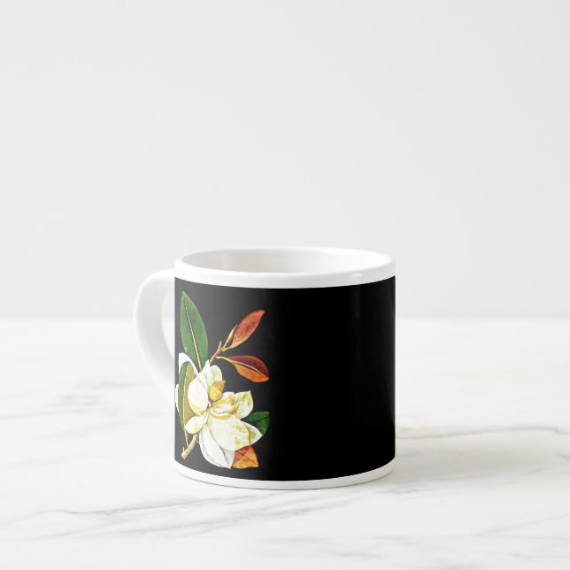 Taza De Espresso Mug-Arte Botánico-Mary Delany 1 (Izquierda)