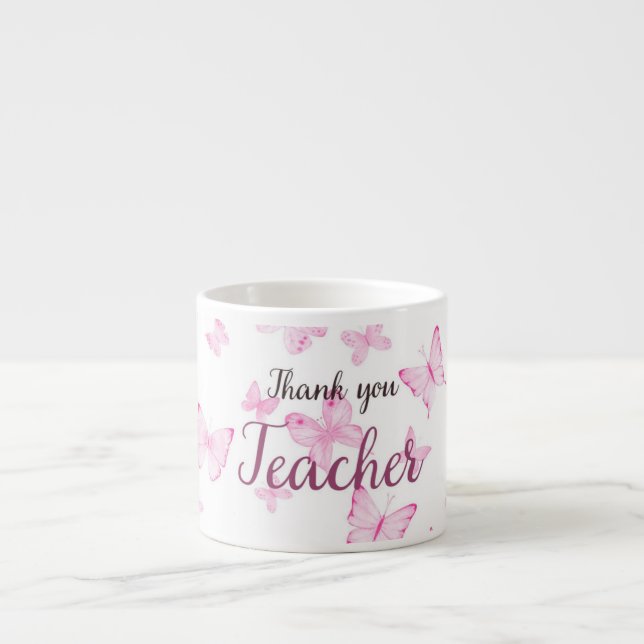 Taza De Espresso Mug de aprecio del profesor (Frente)