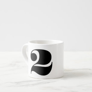 Taza De Espresso Mug de café expreso número