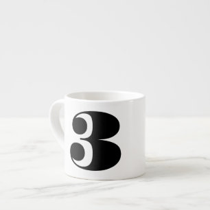 Taza De Espresso Mug de café expreso número