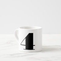 Mug de café expreso número