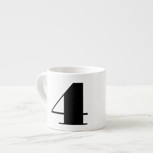Taza De Espresso Mug de café expreso número