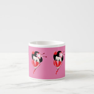 Taza De Espresso Mug de especialidad: CHICA GEISHA