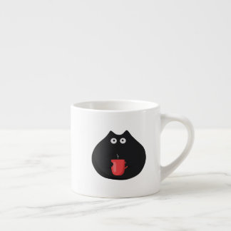 Taza De Espresso Mug de especialidad con gato gracioso