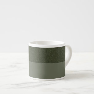 Taza De Espresso Mug de especialidad de Personalizado verde de dos 