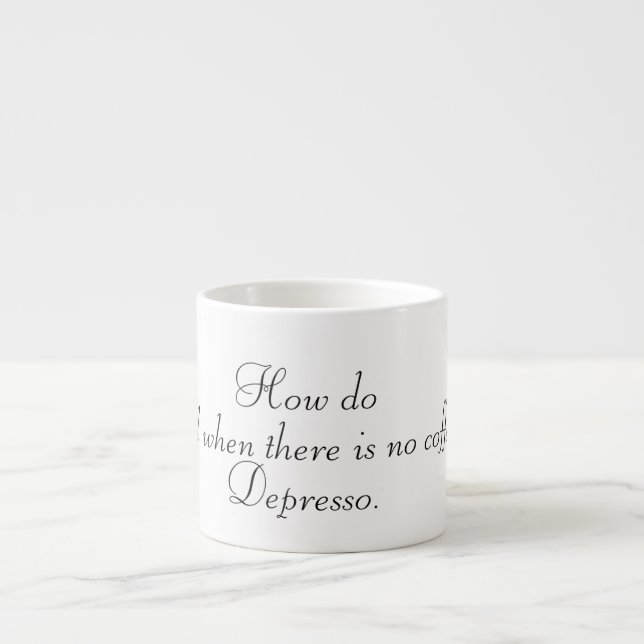 Taza De Espresso Mug de estilo (Frente)