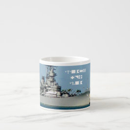 Taza De Espresso Mug de la especialidad del buque de batalla