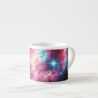 Taza De Espresso Mug de la especialidad nebulosa cósmica - Diseño g
