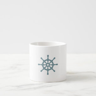 Taza De Espresso Mug de niños de la rueda del barco