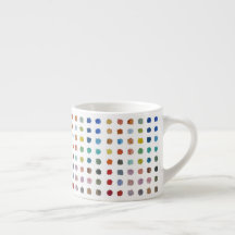 Mug De Punto Colorido - Pequeños Puntos, Divertido
