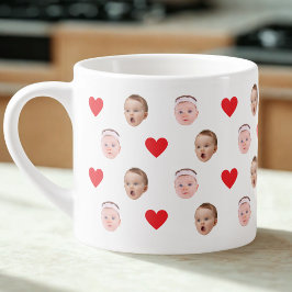 Taza De Espresso Mug facial, tazón fotográfico Personalizado, regal