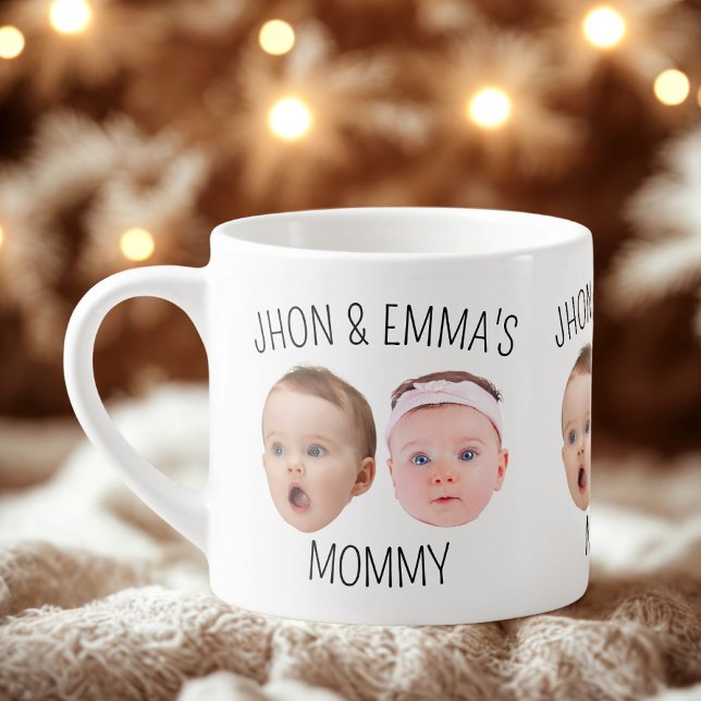 Taza De Espresso Mug fotográfica personalizada, regalo del Día de l (Subido por el creador)