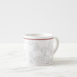 Taza De Espresso Mughal Design on an Espresso Mug