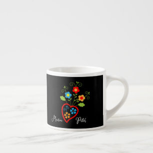 Taza De Espresso Mugre al corazón floreciente del pueblo portugués