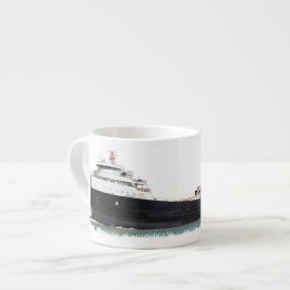 Taza De Espresso Mugre negra de American Fortitude