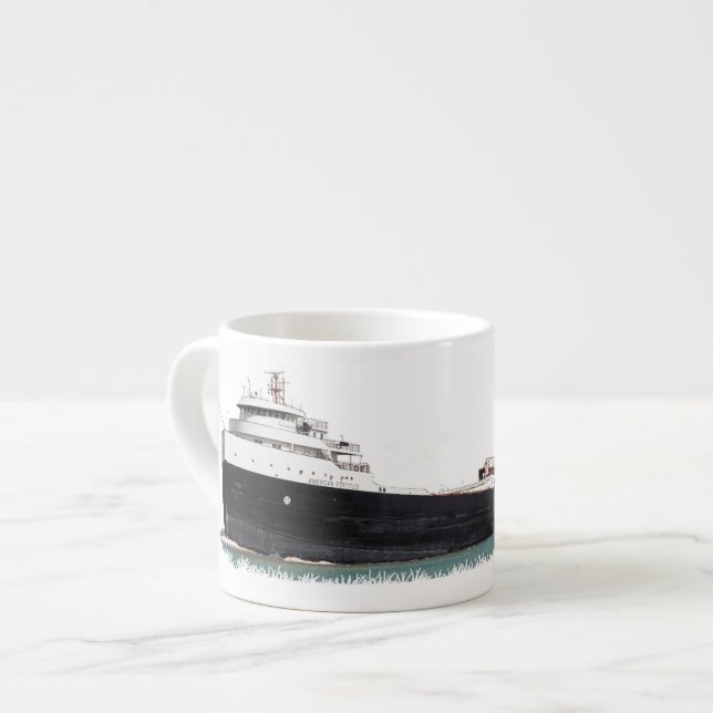 Taza De Espresso Mugre negra de American Fortitude (Izquierda)